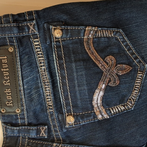 Rock Revival Kathy Skinny Jeans Style RE8307SL - Picture 4 of 8